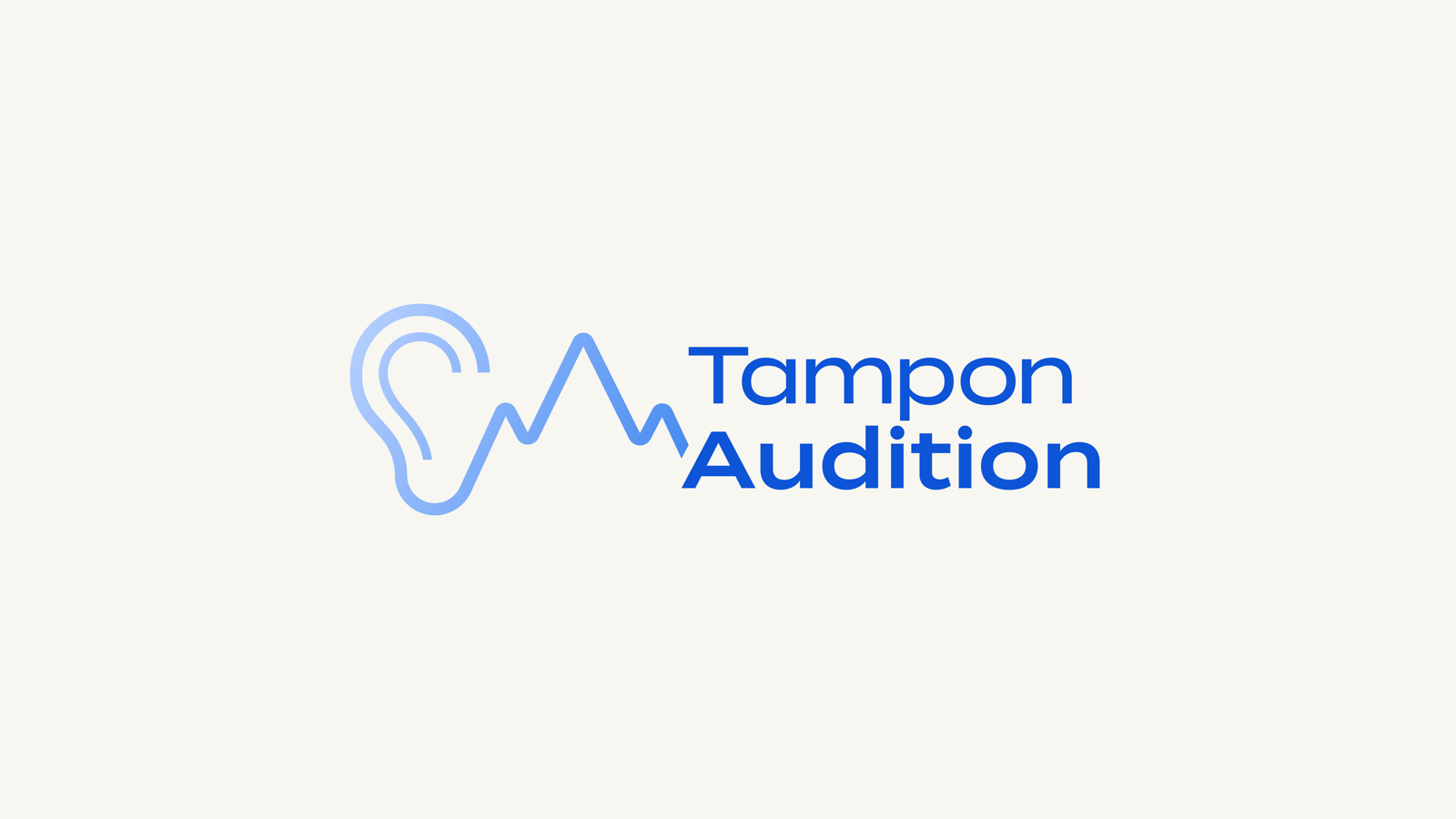 Logo final de Tampon Audition, centre de prothèses auditives à La Réunion